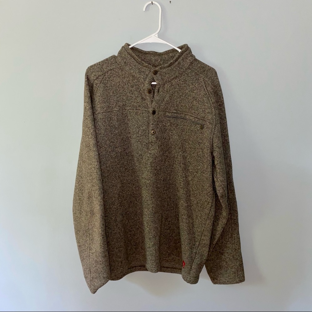 EMS 1/4 button down sweater
